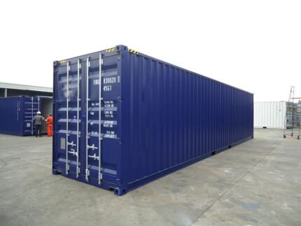 Contenedor marítimo primer viaje apertura lateral cubo de 40 pies de alto